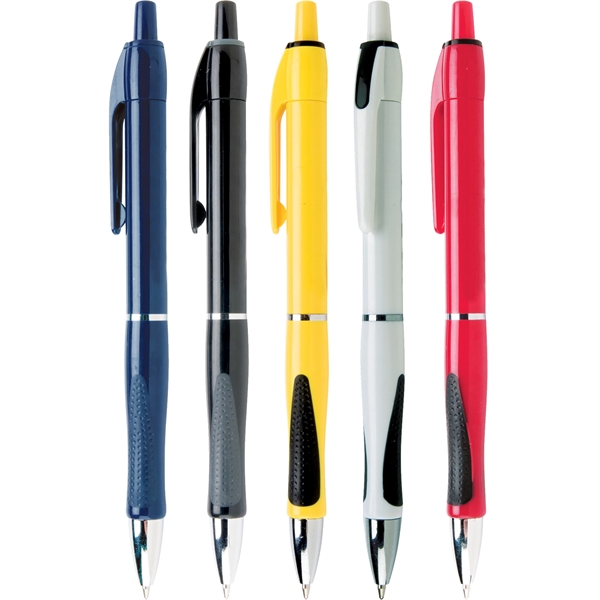 Panther plunger ballpoint pen features ergonomic design & vibrant colors, tapered... from ASI 61966 HPG / Hub Pen