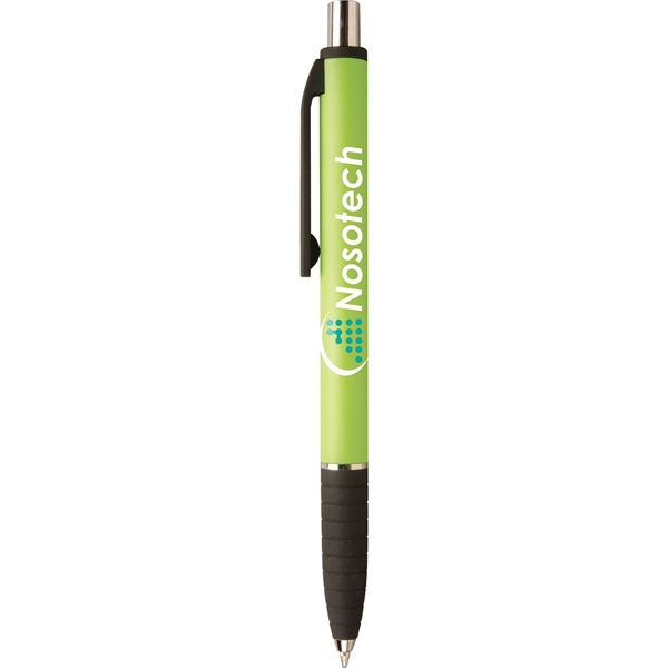 Colorful eye-catching hybrid ink pen with a jumbo barrel... from ASI 61966 HPG / Hub Pen