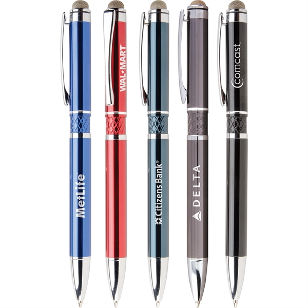 Farella Ballpoint Stylus is a high gloss, chrome pen with a... from ASI 61966 HPG / Hub Pen