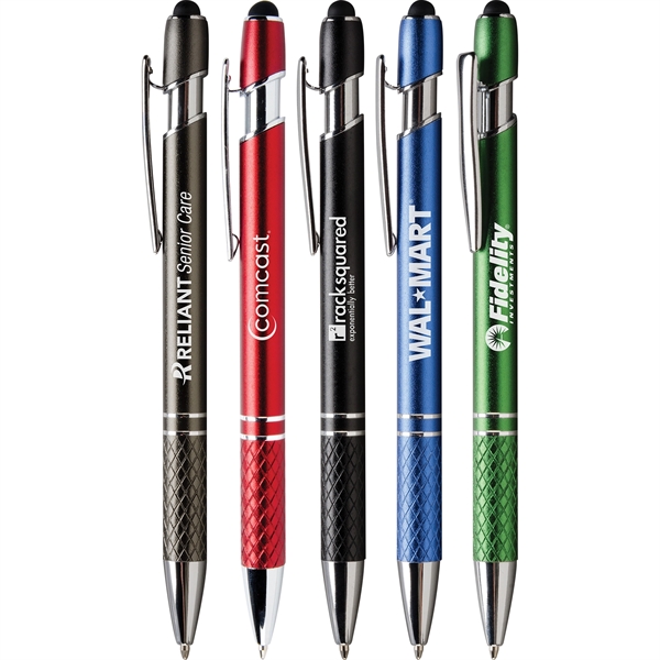 Textari Stylus Pen has Click Action with shimmering jewel stone and... from ASI 61966 HPG / Hub Pen