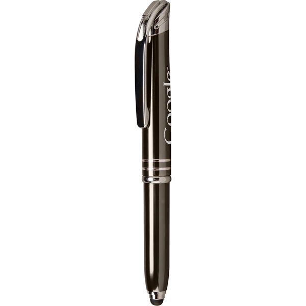 Triple function pen with LED flashlight, capacitive stylus tip, and ballpoint... from ASI 61966 HPG / Hub Pen