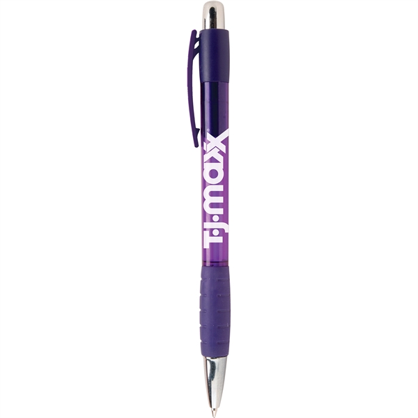 Belize Plastic Ballpoint Pen features a contemporary style with a trim... from ASI 61966 HPG / Hub Pen