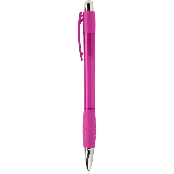 Belize Plastic Ballpoint Pen features a contemporary style with a trim... from ASI 61966 HPG / Hub Pen