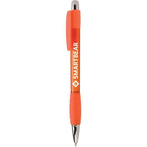 Belize Plastic Ballpoint Pen features a contemporary style with a trim... from ASI 61966 HPG / Hub Pen