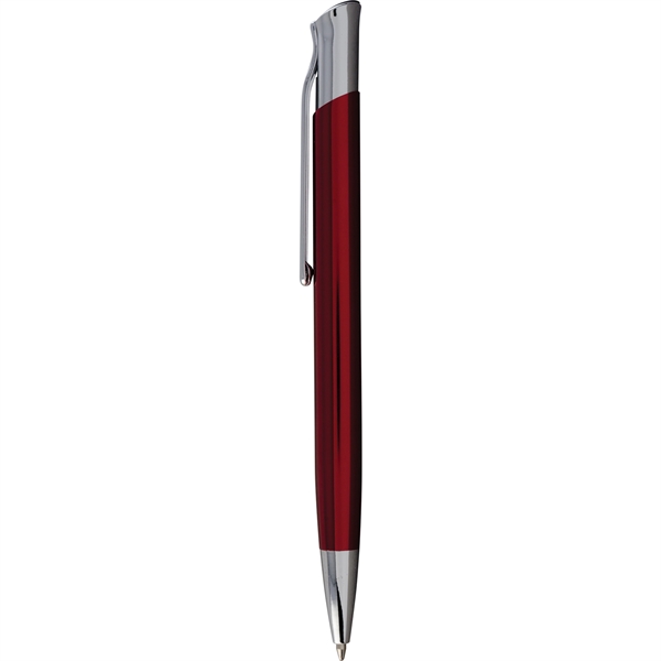 Executive metal ballpoint pen with high gloss finish, click-action retraction, chrome... from ASI 61966 HPG / Hub Pen