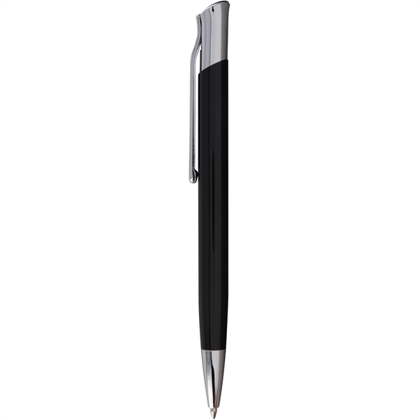 Executive metal ballpoint pen with high gloss finish, click-action retraction, chrome... from ASI 61966 HPG / Hub Pen