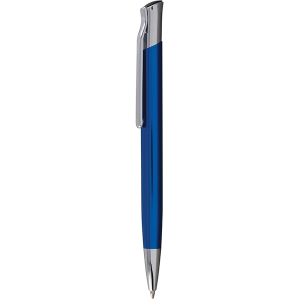 Executive metal ballpoint pen with high gloss finish, click-action retraction, chrome... from ASI 61966 HPG / Hub Pen