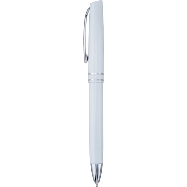 European styled click-action ballpoint pen with jumbo barrel, ergonomic grip, satin... from ASI 61966 HPG / Hub Pen