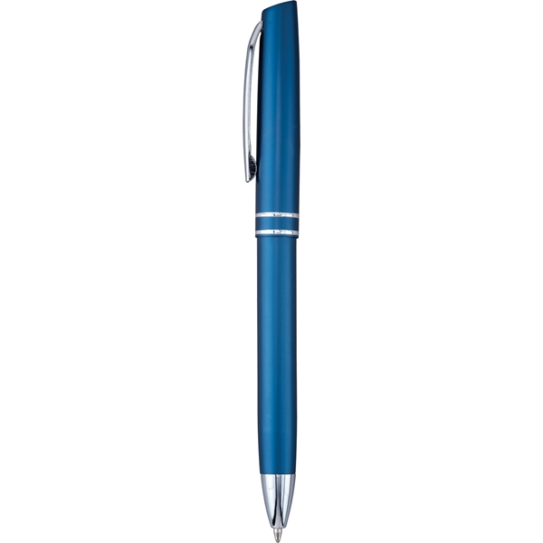 European styled click-action ballpoint pen with jumbo barrel, ergonomic grip, satin... from ASI 61966 HPG / Hub Pen