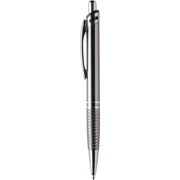 Nautica metal ballpoint pen features black writing ink cartridge, rich colors,... from ASI 61966 HPG / Hub Pen