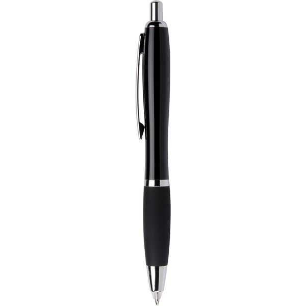 Santorini Torch pen features ergonomic pen body w/Blue Ink tip that... from ASI 61966 HPG / Hub Pen