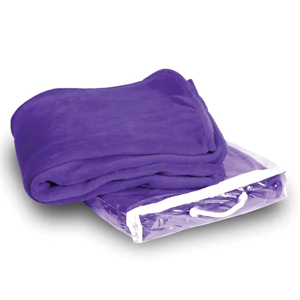 50" x 60" micro fleece blanket with matching tricot binding and... from ASI 90859 Tempo Industries Inc / Tempoline