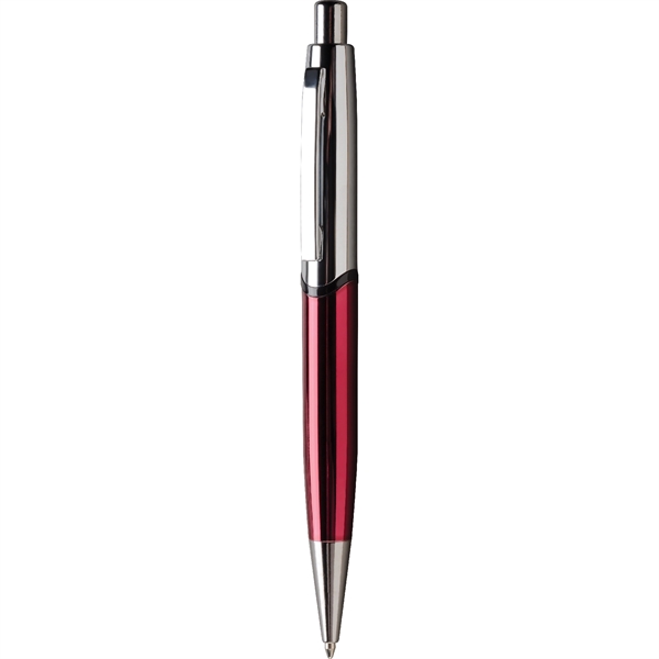 Click-action metal executive style ballpoint pen with silver accents... from ASI 61966 HPG / Hub Pen