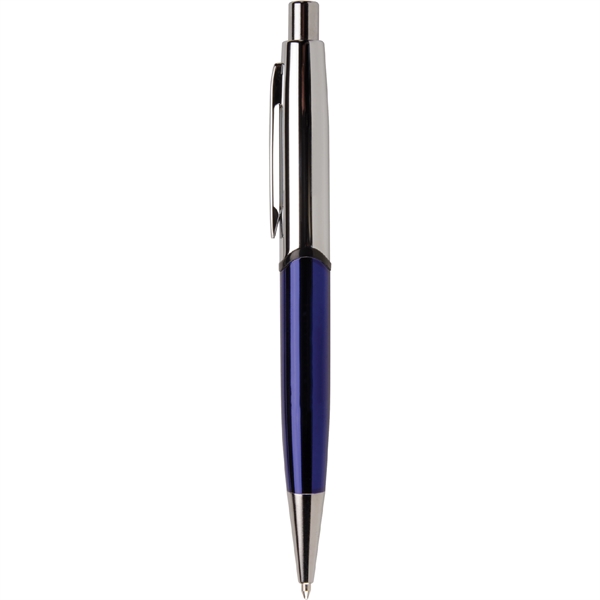 Click-action metal executive style ballpoint pen with silver accents... from ASI 61966 HPG / Hub Pen