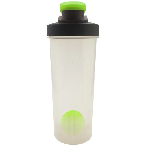 Portable 24 oz. Plastic Shaker Bottle with Mixer Ball... from ASI 80060 VisionUSA