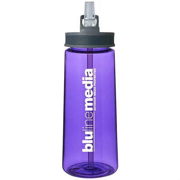 22 oz. Fresco Sports Bottle with Attached Spill Proof Straw... from ASI 80060 VisionUSA