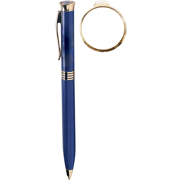 The Bishop Photo Dome Pen is a a slim twist-action ballpoint... from ASI 61966 HPG / Hub Pen