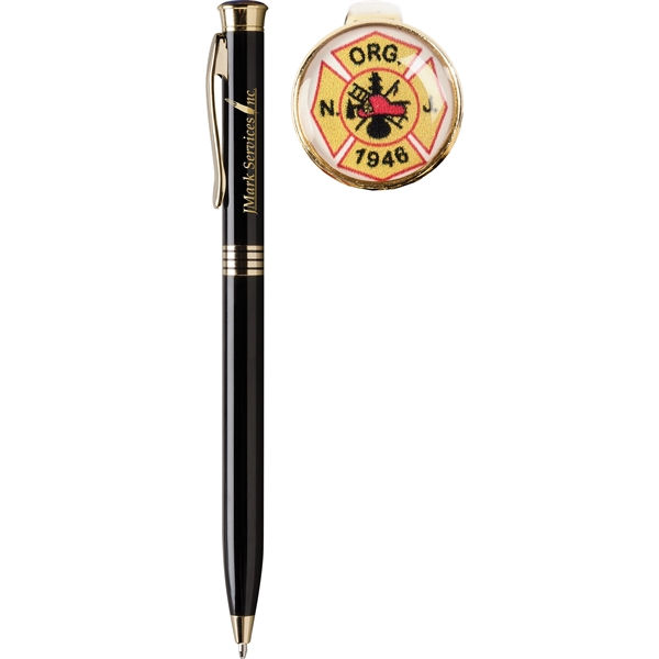 The Bishop Photo Dome Pen is a a slim twist-action ballpoint... from ASI 61966 HPG / Hub Pen
