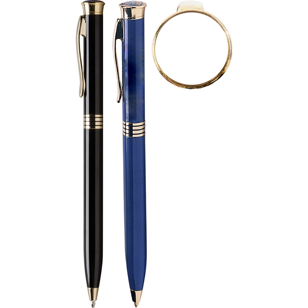The Bishop Photo Dome Pen is a a slim twist-action ballpoint... from ASI 61966 HPG / Hub Pen