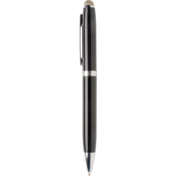 High gloss enamel metal executive twist action stylus tip pen with... from ASI 61966 HPG / Hub Pen