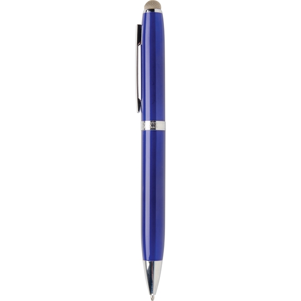 High gloss enamel metal executive twist action stylus tip pen with... from ASI 61966 HPG / Hub Pen
