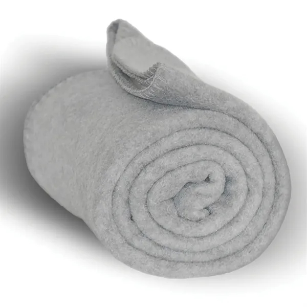 50" x 60" fleece throw blanket with whipstitch edge and embroidery.... from ASI 90859 Tempo Industries Inc / Tempoline