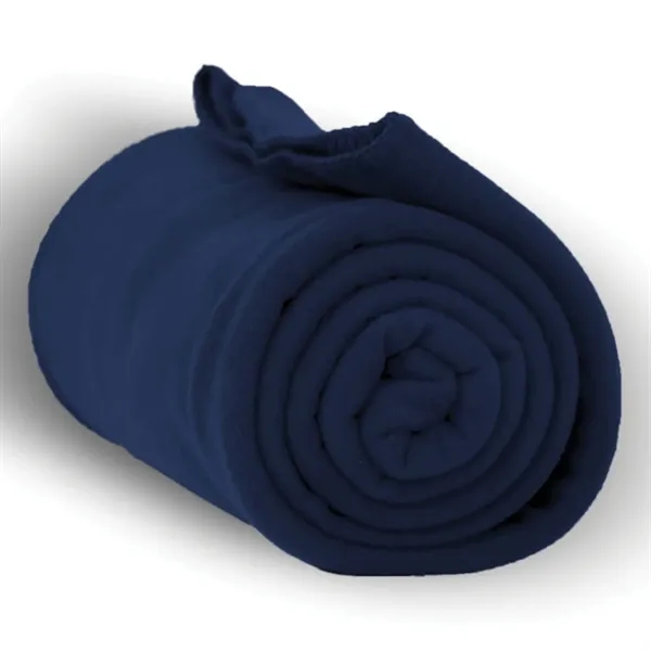 50" x 60" fleece throw blanket with whipstitch edge and embroidery.... from ASI 90859 Tempo Industries Inc / Tempoline
