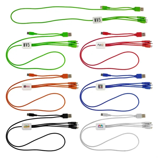 Dual Input 3' Snap Colorful Cable... from ASI 30208 A P Specialties / AP Specialties