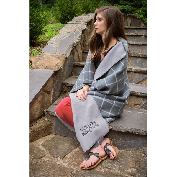 50" x 60" fashionable European throw with two-tone design and whipstitched... from ASI 73520 Neet Feet / Kanata Blanket