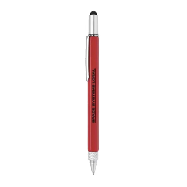 Stylus pen with short ruler on the barrel.... from ASI 31517 Admart Products / Admart Line
