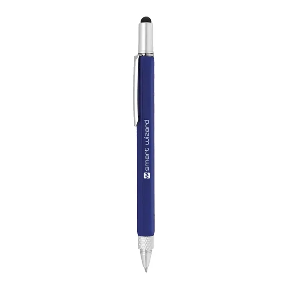 Stylus pen with short ruler on the barrel.... from ASI 31517 Admart Products / Admart Line
