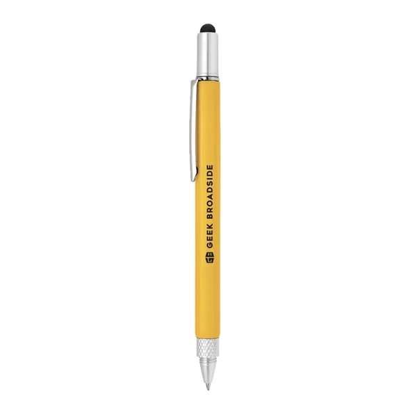 Stylus pen with short ruler on the barrel.... from ASI 31517 Admart Products / Admart Line
