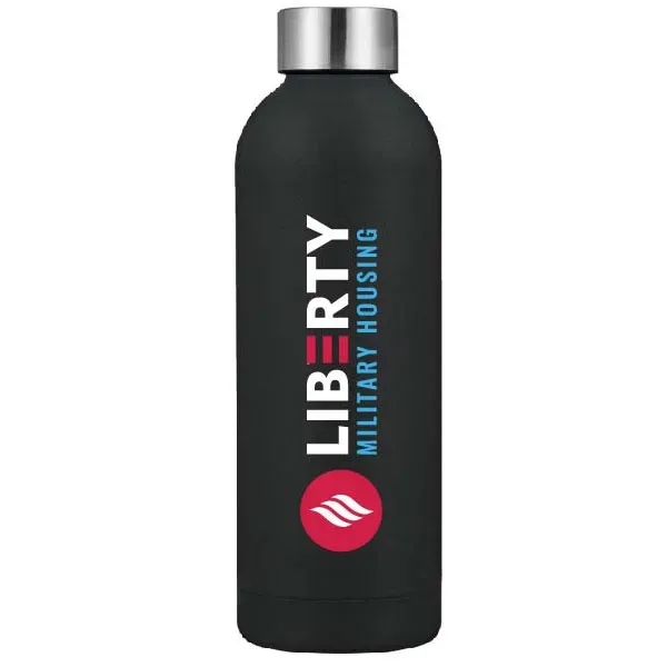 17oz Travel Stainless Steel compact water bottle w/lid... from ASI 39820 Opusline (Benmex) / Opus Line