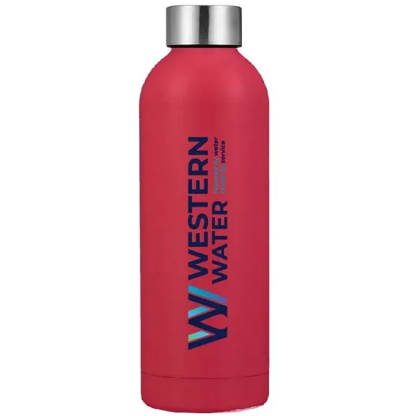 17oz Travel Stainless Steel compact water bottle w/lid... from ASI 39820 Opusline (Benmex) / Opus Line