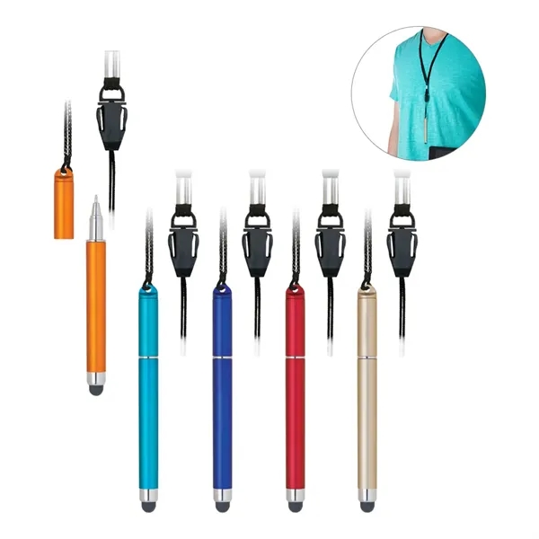 Plastic stylus pen in metallic barrel colors.... from ASI 31517 Admart Products / Admart Line