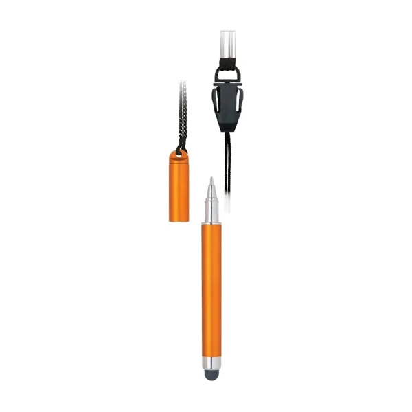 Plastic stylus pen in metallic barrel colors.... from ASI 31517 Admart Products / Admart Line