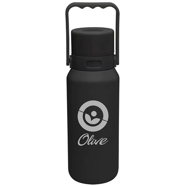 20 oz. double-walled stainless steel, copper vacuum insulated, push-button release, swiveling... from ASI 71920 Moderne Glass Company Inc / Glass America®