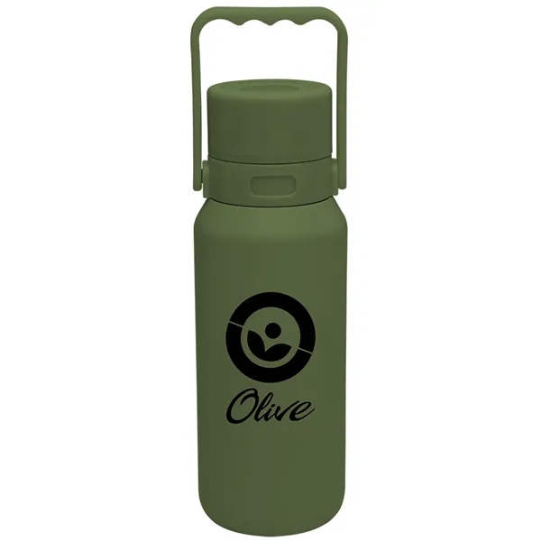 20 oz. double-walled stainless steel, copper vacuum insulated, push-button release, swiveling... from ASI 71920 Moderne Glass Company Inc / Glass America®