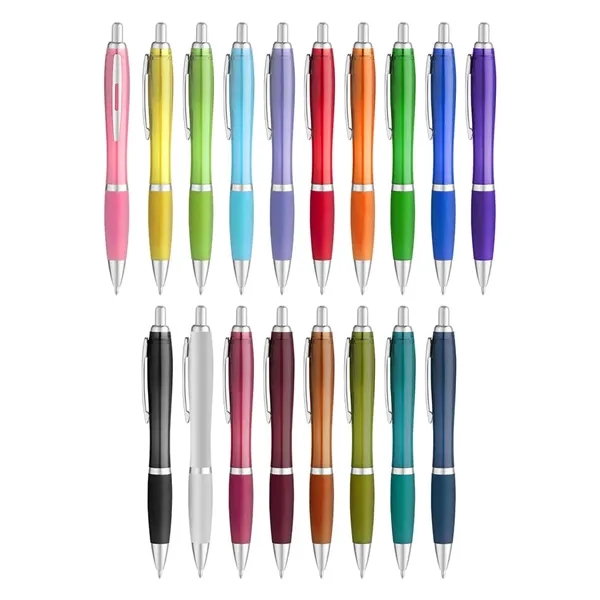 Translucent Curvy Ballpoint Pen... from ASI 31517 Admart Products / Admart Line