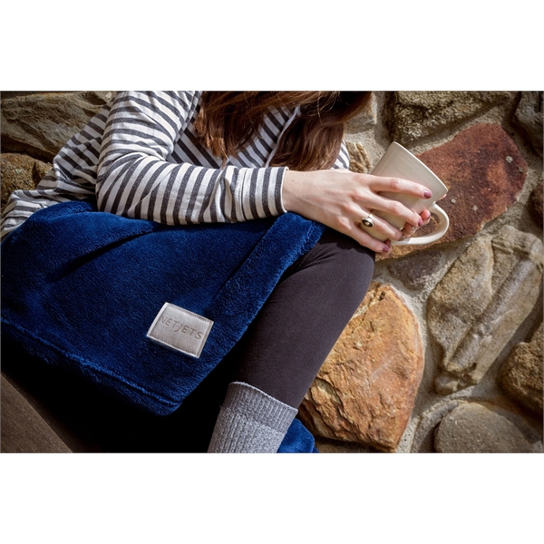 Soft and warm 50" x 60" blanket, 100% polyester.... from ASI 73520 Neet Feet / Kanata Blanket