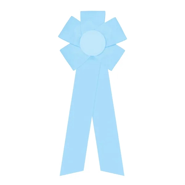 Rosette with two streamers 1 5/8" angled, 12" total length.... from ASI 93520 Ventura Inc