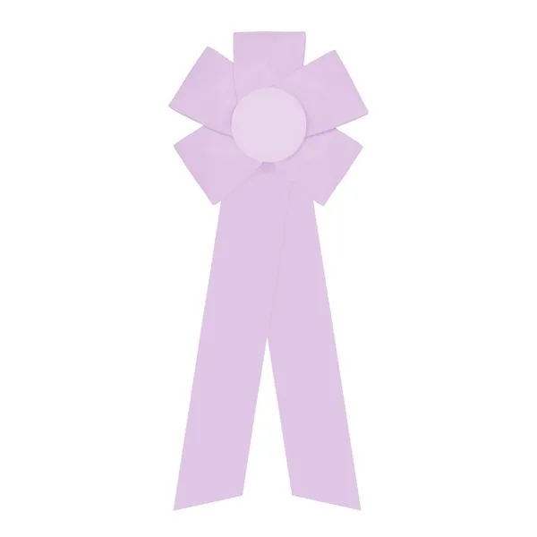 Rosette with two streamers 1 5/8" angled, 12" total length.... from ASI 93520 Ventura Inc