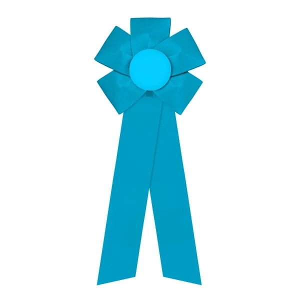 Rosette with two streamers 1 5/8" angled, 12" total length.... from ASI 93520 Ventura Inc