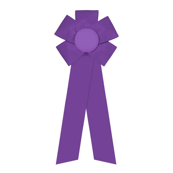 Rosette with two streamers 1 5/8" angled, 12" total length.... from ASI 93520 Ventura Inc