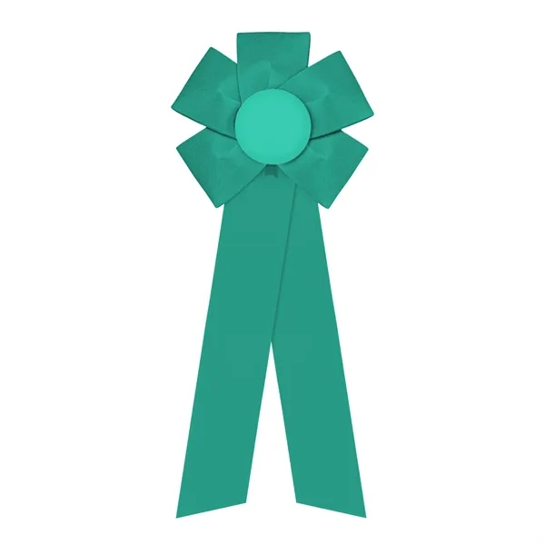 Rosette with two streamers 1 5/8" angled, 12" total length.... from ASI 93520 Ventura Inc