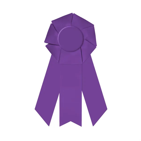 Rosette with 3 streamers, 2" middle dovetail and 1 5/8" sides... from ASI 93520 Ventura Inc