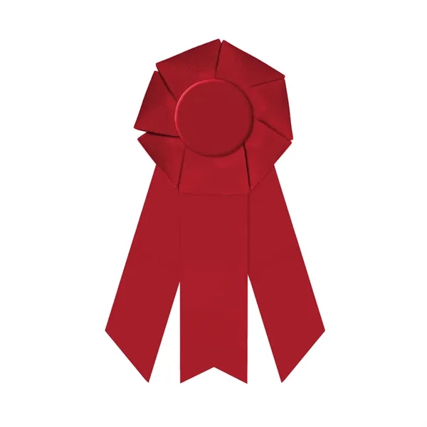 Rosette with 3 streamers, 2" middle dovetail and 1 5/8" sides... from ASI 93520 Ventura Inc