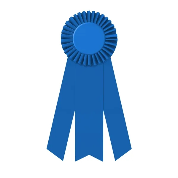 Rosette with 3" rosette, 3 streamers 1 5/8" middle dovetail and... from ASI 93520 Ventura Inc