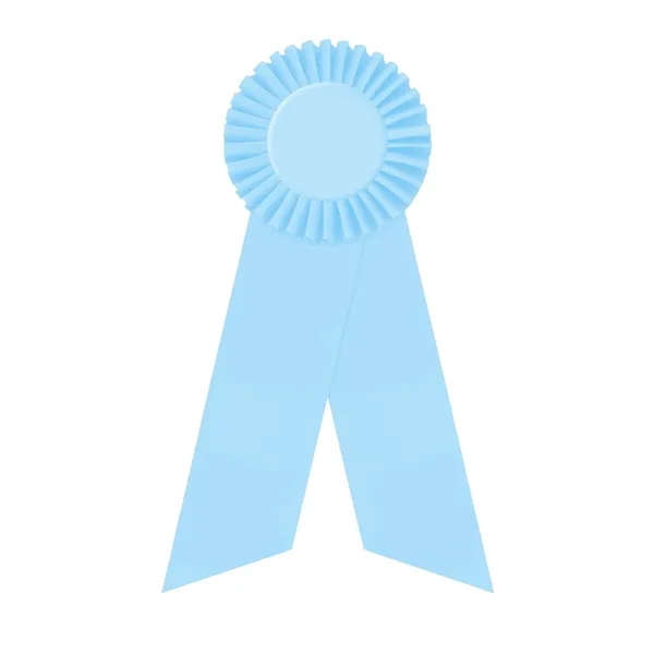 Rosette with two streamers 1 5/8" angled, 8" total length.... from ASI 93520 Ventura Inc