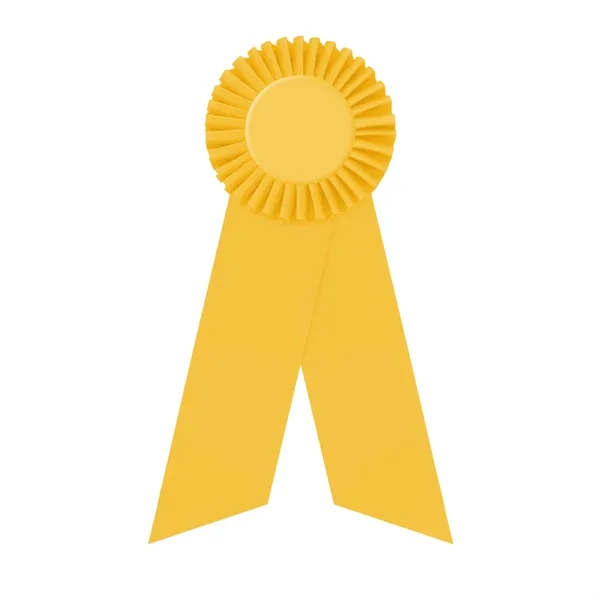 Rosette with two streamers 1 5/8" angled, 8" total length.... from ASI 93520 Ventura Inc